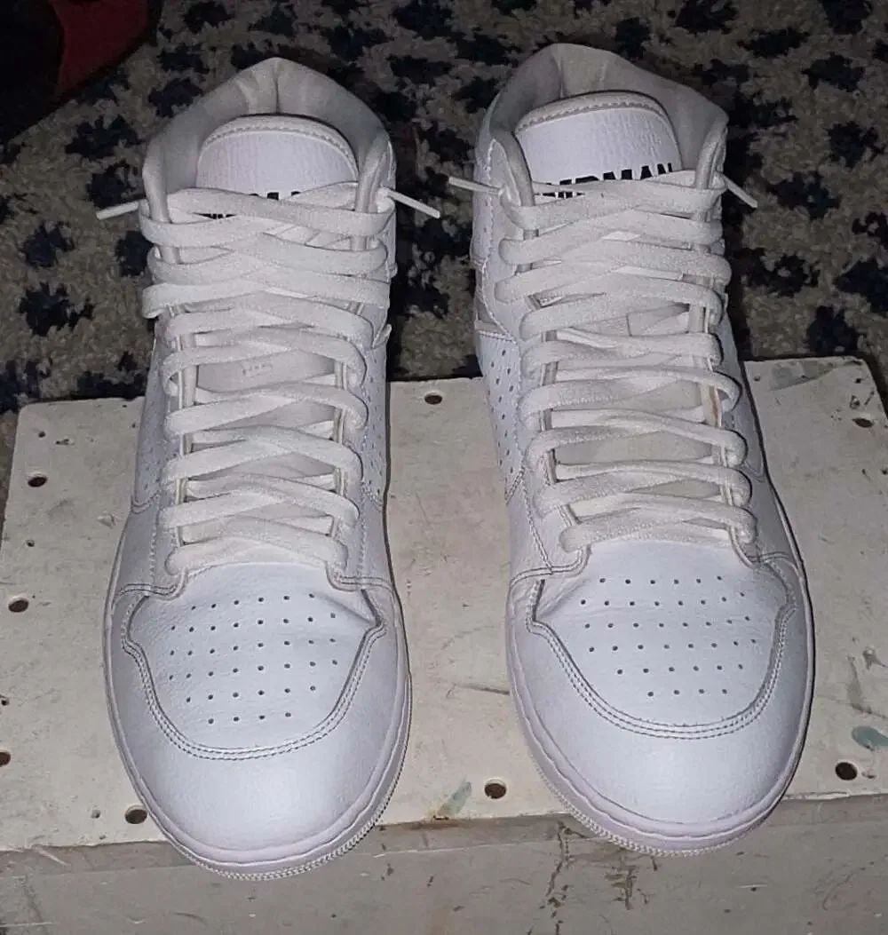 Jordan Access White White Pale Ivory AR3762-100 Men's Shoes Size 13